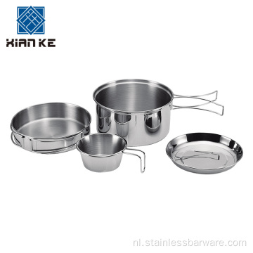 Roestvrij staal GSI Bugaboo Camper Cookset Mess Kit